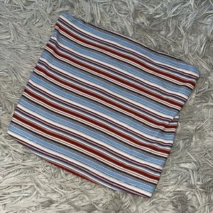 American Eagle multi color striped crop top